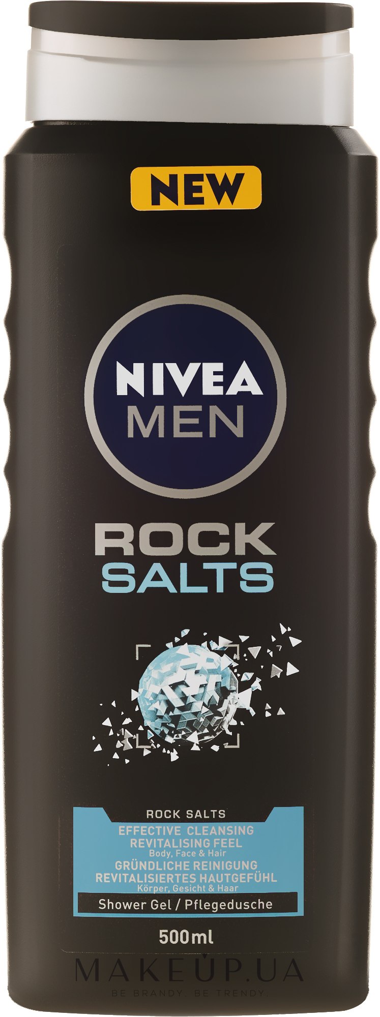 Гель для душа "Rock Salts" - NIVEA MEN Shower Gel  — фото 500ml