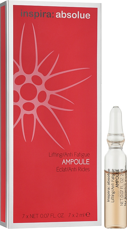 Ампули для миттєвого ліфтингу і сяйва шкіри - Inspira:cosmetics Inspira:absolue Lifting/Anti Fatigue Ampoule — фото N1