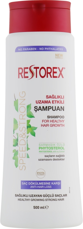 Шампунь від випадіння волосся - Restorex Speed&Strong Anti-Hair Loss Shampoo — фото N1