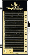 Парфумерія, косметика Накладні вії B 0,07 мм (9 мм), 20 ліній - Barhat Lashes