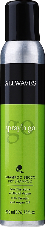 Сухой шампунь для волос - Allwaves Spray'n Go Dry Shampoo — фото N1