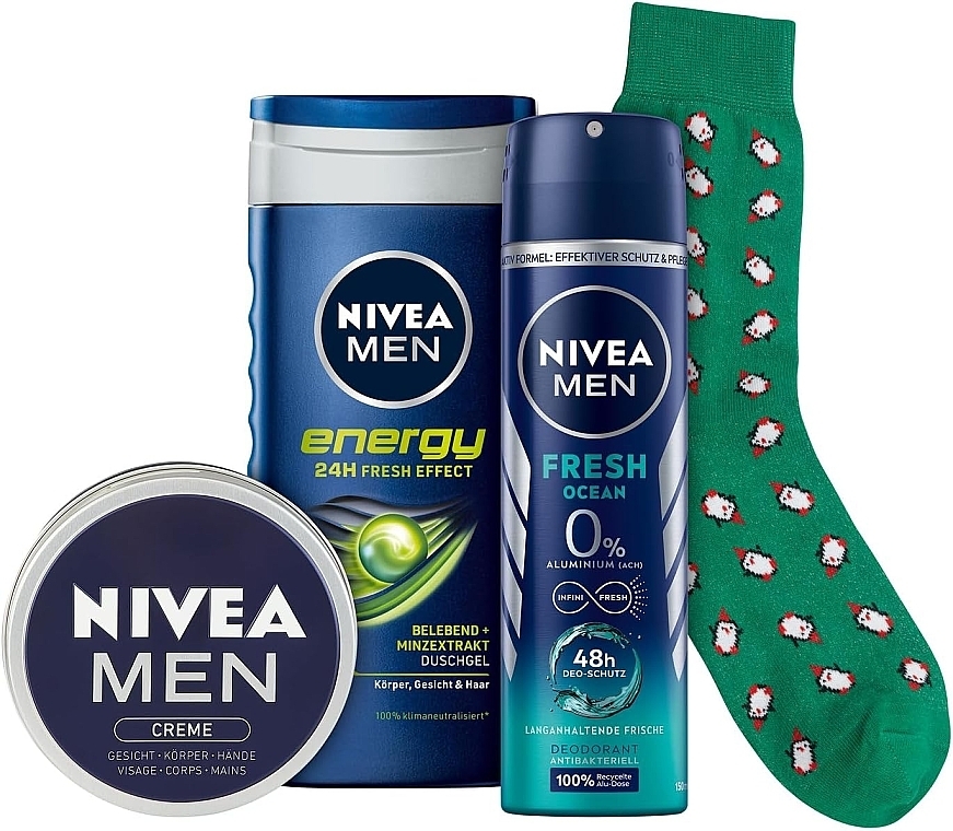 Набір - MEN (sh/gel/250ml + deo/150ml + cr/75ml + socks) — фото N2