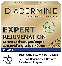 Ночной крем для зрелой кожи - Diadermine Expert Rejuvenation Night Cream — фото N1