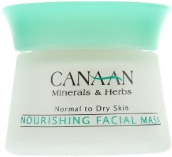 Питательная маска для нормальной и сухой кожи - Canaan Minerals & Herbs Nourishing Facial Mask Normal to Dry Skin — фото N2