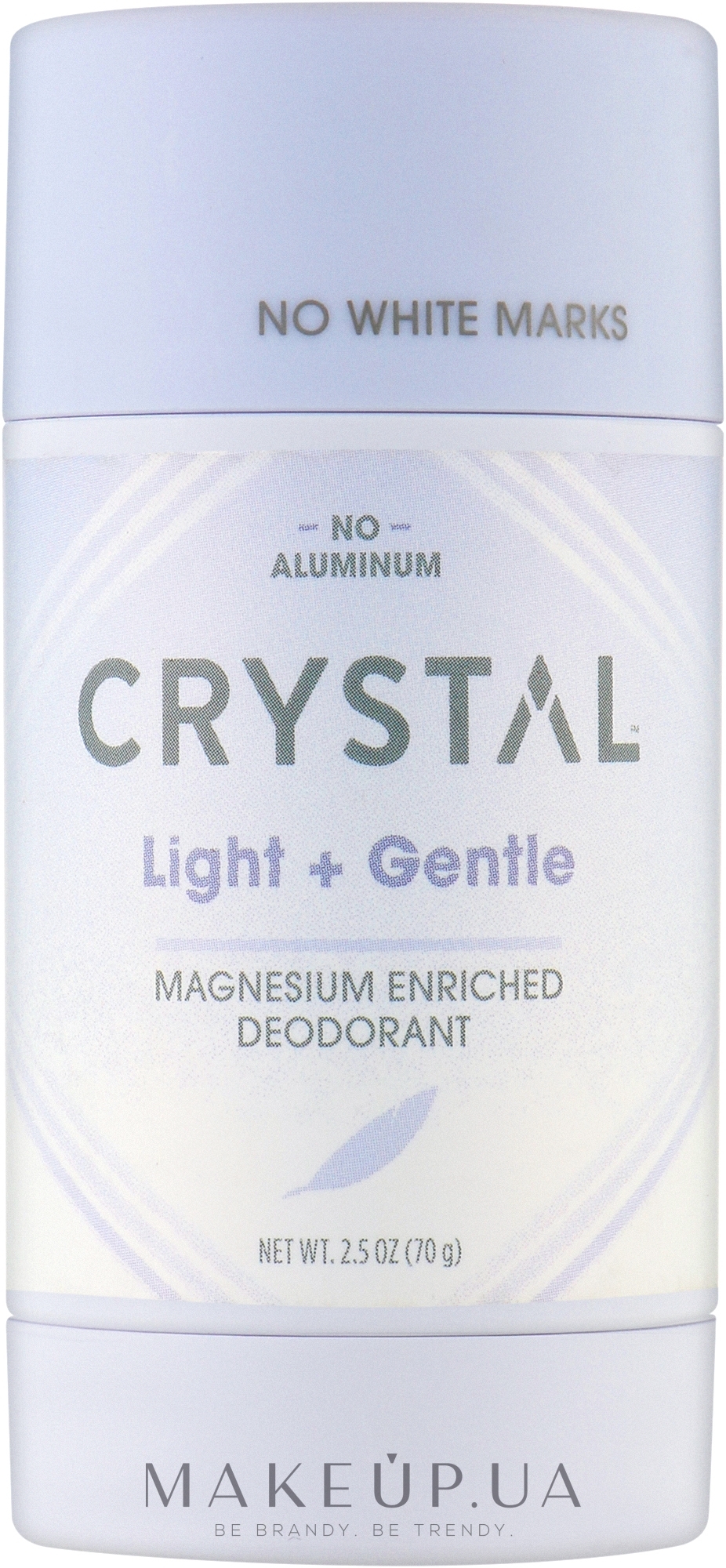 Мінеральний дезодорант-стік - Crystal Body No Aluminum Light + Gentle — фото 70g