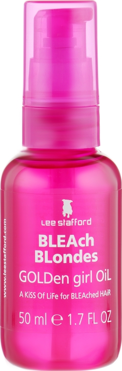 Питательное масло для осветленных волос - Lee Stafford Bleach Blondes Golden Girl Oil — фото N2