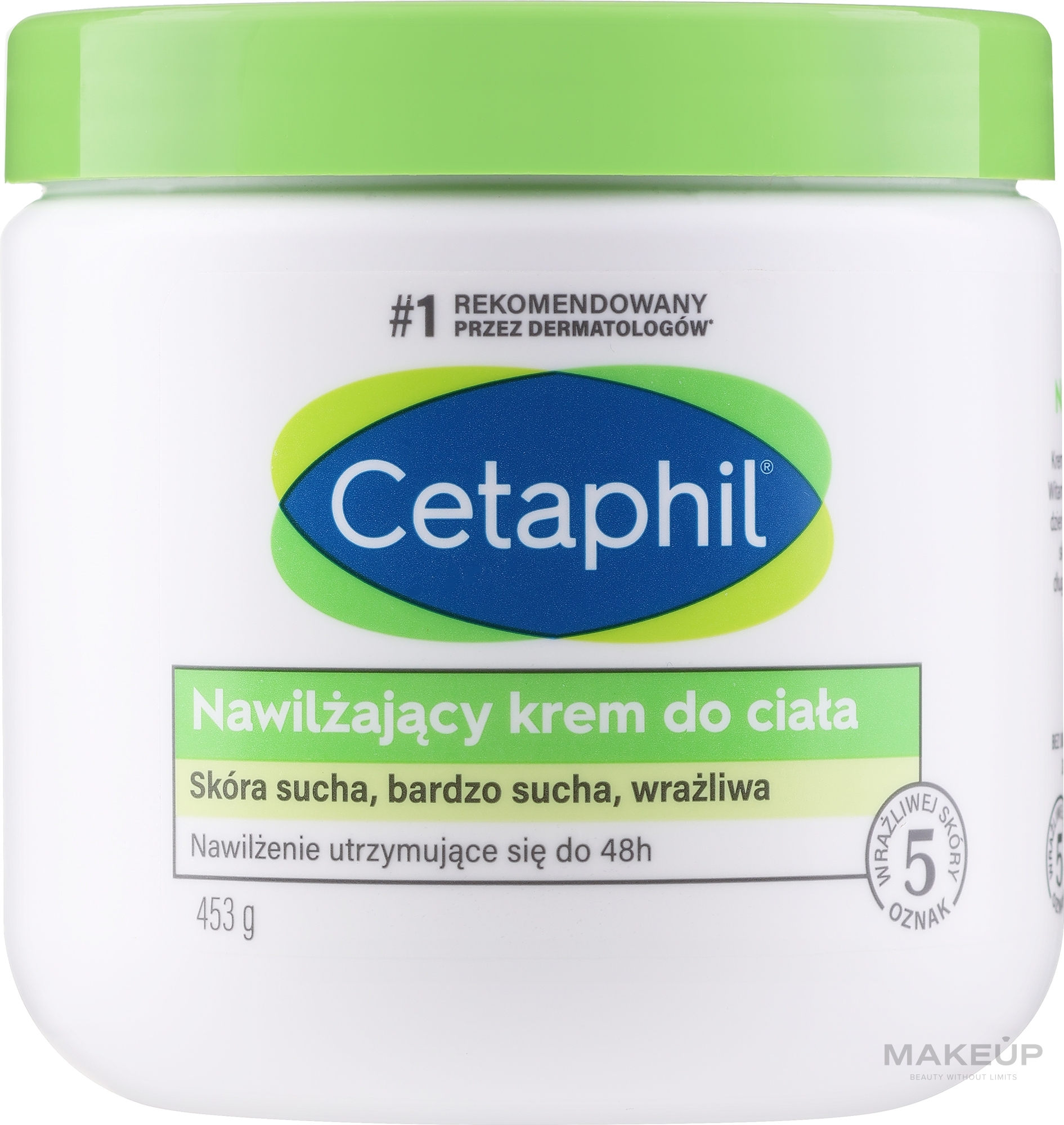 Увлажняющий крем для сухой и чувствительной кожи тела - Cetaphil Moisturizing Cream — фото 453g