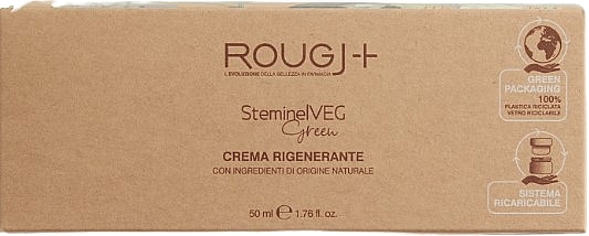 Восстанавливающий крем для лица - Rougj+ SteminelVEG Green Regenerating Cream — фото N4