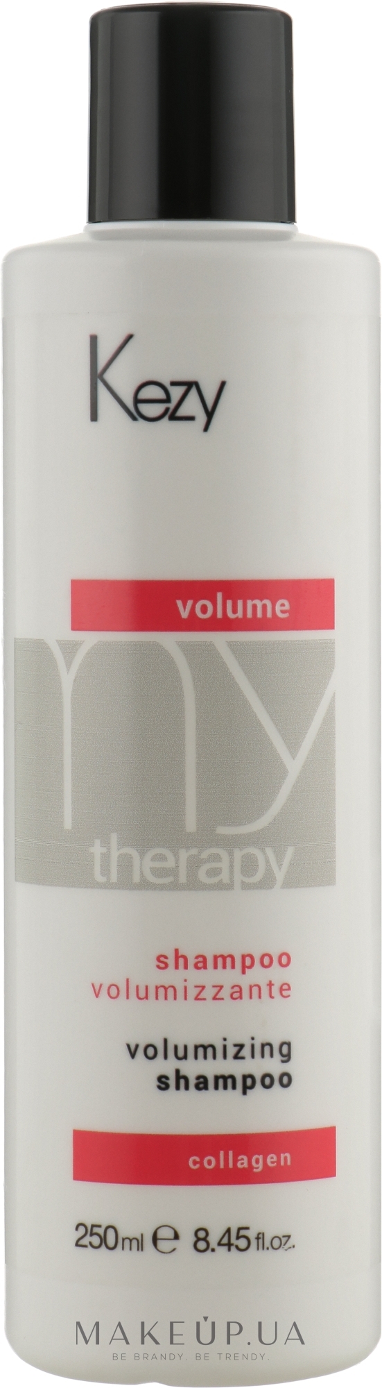 Шампунь для об'єму волосся з морським колагеном - Kezy Volume Volumizing Shampoo — фото 250ml