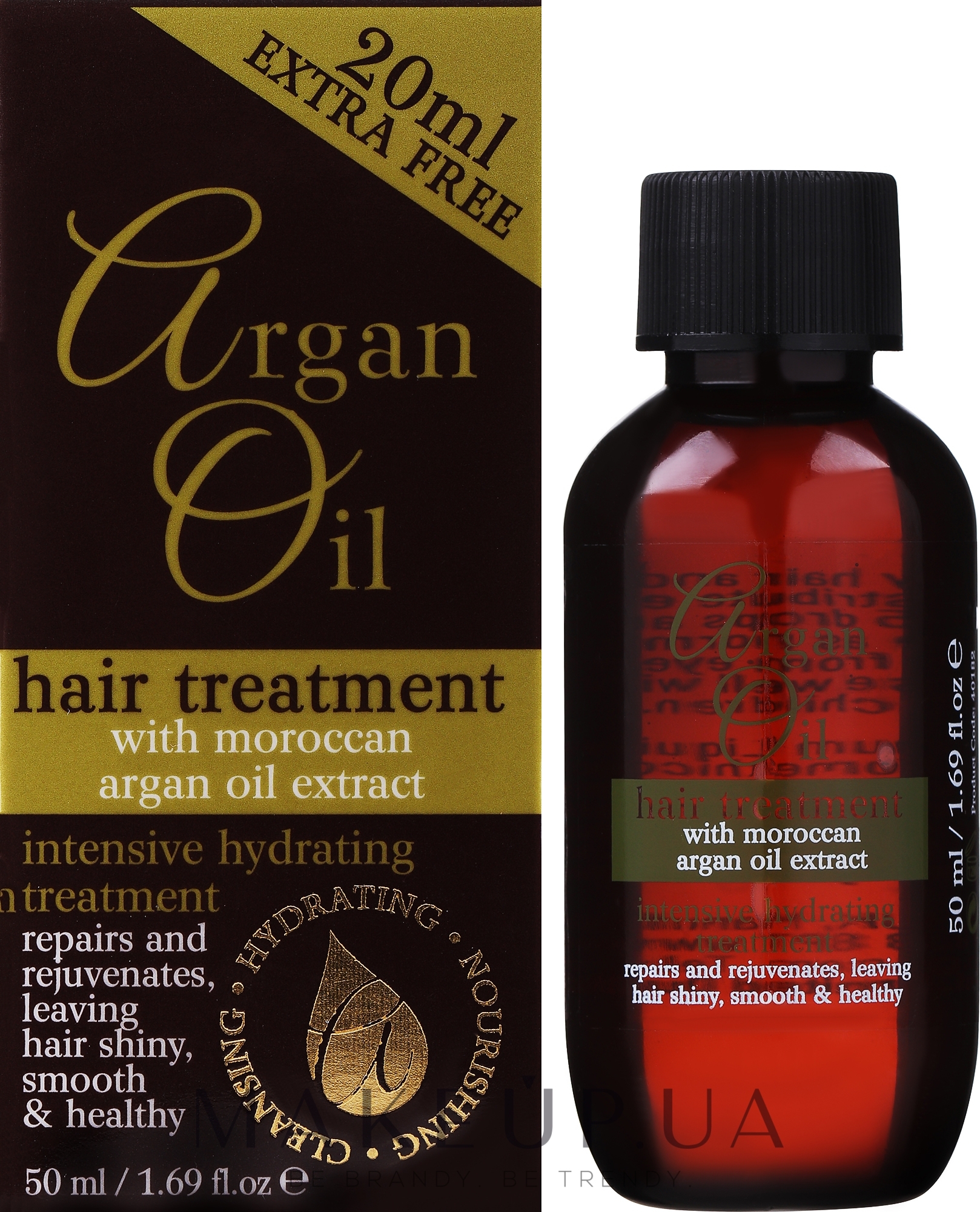 Масло для интенсивного питания и восстановления волос с маслом аргана - Xpel Marketing Ltd Argan Oil Hair Treatment — фото 50ml