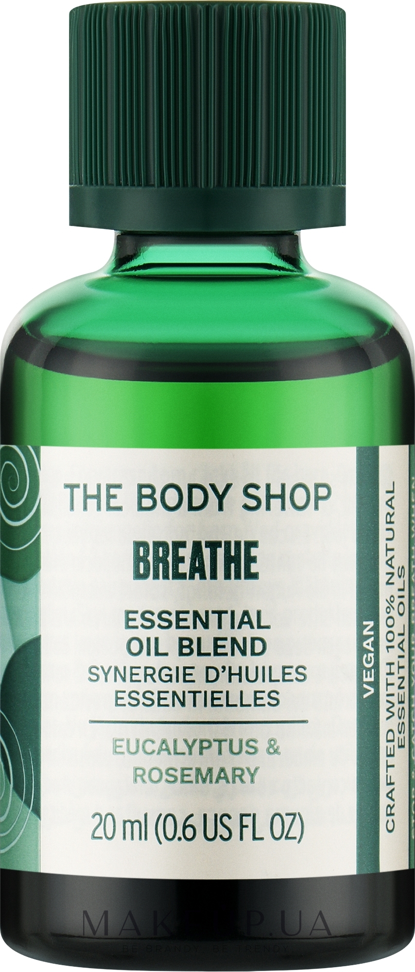 Смесь эфирных масел для улучшения дыхания - The Body Shop Breathe Essential Oil Blend — фото 20ml