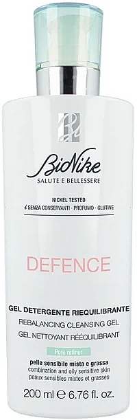 Очищувальний гель для обличчя - BioNike Defence Rebalancing Cleansing Gel — фото N2