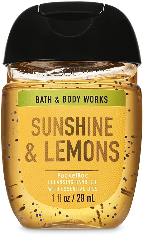 Антибактериальный гель для рук "Sunshine Lemons" - Bath and Body Works Anti-Bacterial Hand Gel — фото N3