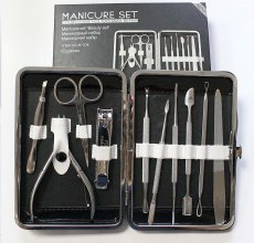 Духи, Парфюмерия, косметика Маникюрный набор M-304, 10 предметов - Malva Cosmetics Manicure Set