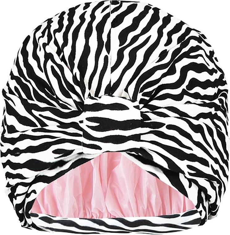 Шапочка для душу, зебра - Styledry Shower Cap Dazzle Of Zebras — фото N1