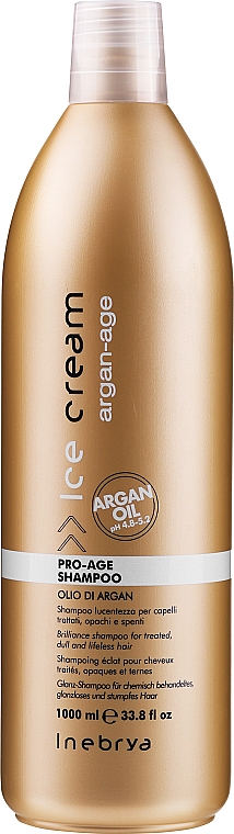 Шампунь з аргановою олією для фарбованого волосся - Inebrya Argan Oil Pro Age Shampoo Dry
