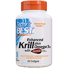 Парфумерія, косметика Харчова добавка "Омега-3 з крилем" - Doctor's Best Enhanced Krill Plus Omega 3s