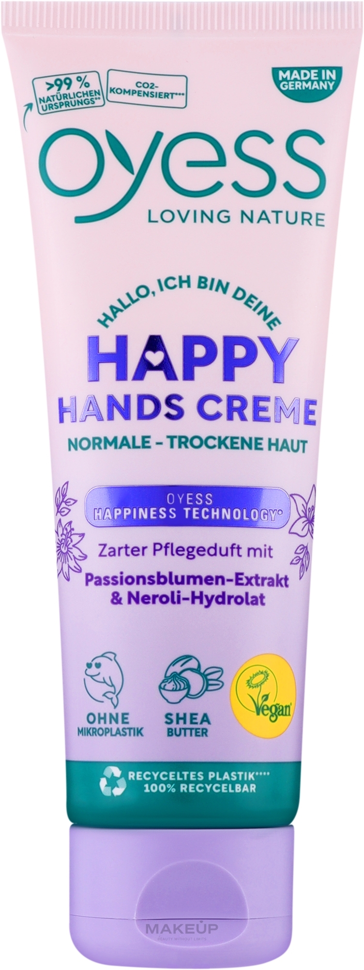 Бальзам для рук "Догляд" - Oyess Happy Hands Creme Caring — фото 75ml