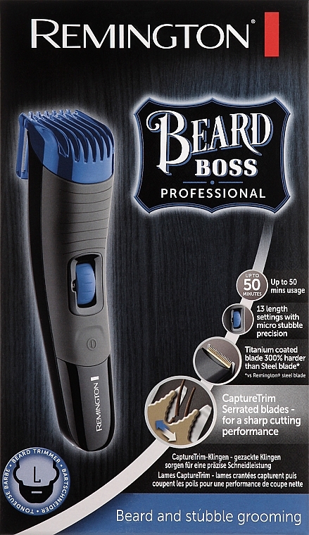 Тример для бороди та вусів - Remington MB4133 Beard Boss Professional — фото N1