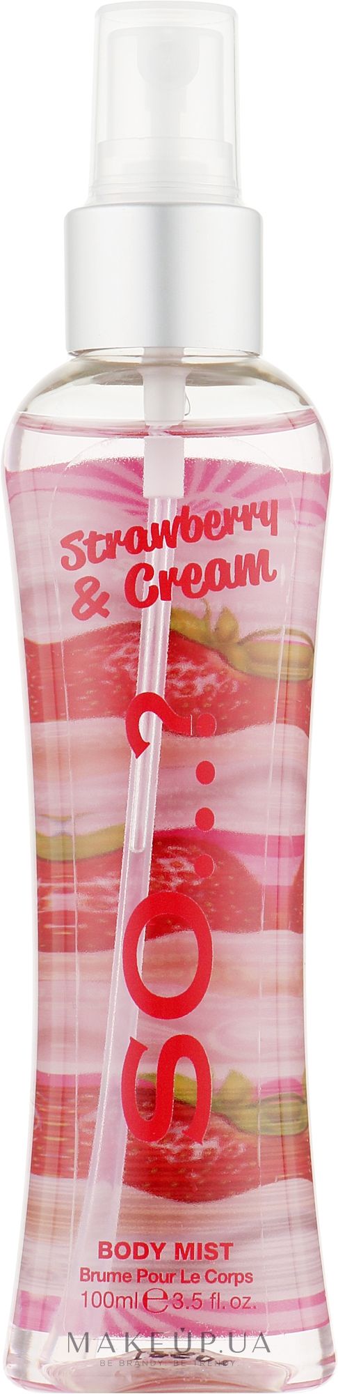 Спрей для тіла - So…? Strawberry & Cream Body Mist — фото 100ml