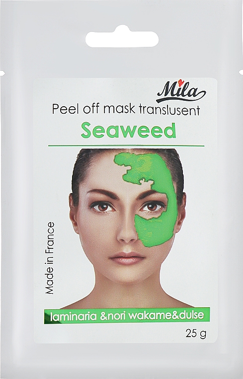 Маска альгінатна напівпрозора порошкова "Комплекс водоростей" - Mila Translucent Peel Off Mask Seaweed — фото N1