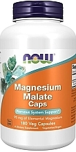 Духи, Парфюмерия, косметика Капсулы с малатом магния - Now Foods Magnesium Malate Caps