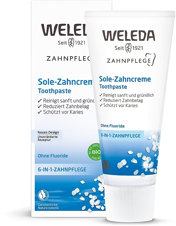Зубна паста з мінеральною сіллю - Weleda Sole-Zahncreme — фото N2