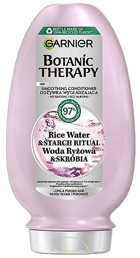 Кондиционер для длинных и пористых волос - Garnier Botanic Therapy Rice Water — фото N1