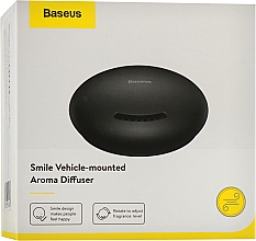 Парфумерія, косметика Автомобільний ароматизатор - Baseus Smile Vehicle-Mounted Aroma Diffuser Black