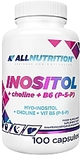 Пищевая добавка "Инозитол, холин, витамин В6" - Allnutrition Inositiol + Choline + B6 (P-5-P) — фото N1