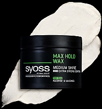 Воск для волос - Syoss Max Hold Wax — фото N2