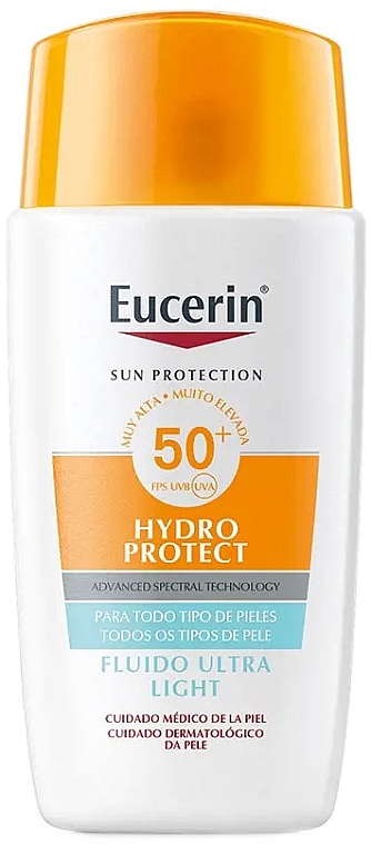 Солнцезащитный флюид - Eucerin Hydra Protect Ultra Light Fluid SPF50+ — фото N1