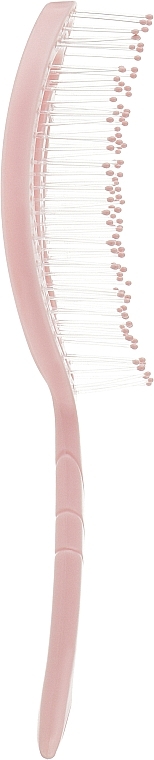 Массажная щетка для волос L 19.5*6 см, HB-05-12, розовая - Beauty LUXURY — фото N2