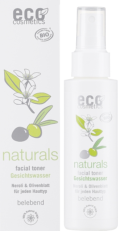 Освежающий тоник для лица Апельсин и листья оливы - Eco Cosmetics — фото N2