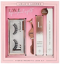 Парфумерія, косметика Набір - Lola's Lashes Worth It Hybrid Magnetic Eyelash Kit (eyeliner/3ml + remover/2.5ml + eyelashes/2pcs + applicator)