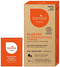 Парфумерія, косметика Воскові смужки для депіляції тіла з мигдальною олією - Tanita Vegan