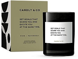 Парфумерія, косметика Ароматична свічка - Candly & Co No.4 Set Goals That Scare You