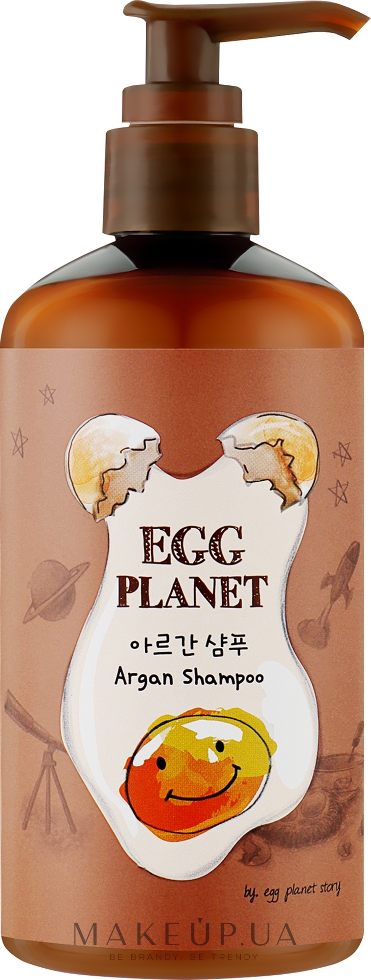 Питательный шампунь с яичным желтком и арганой - Daeng Gi Meo Ri Egg Planet Argan Shampoo — фото 280ml
