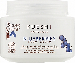 Парфумерія, косметика Крем для тіла "Чорниця" - Kueshi Naturals Blueberries Body Cream