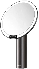 Парфумерія, косметика Косметичне дзеркало з підсвічуванням, чорне - Amiro LED Mirror Black