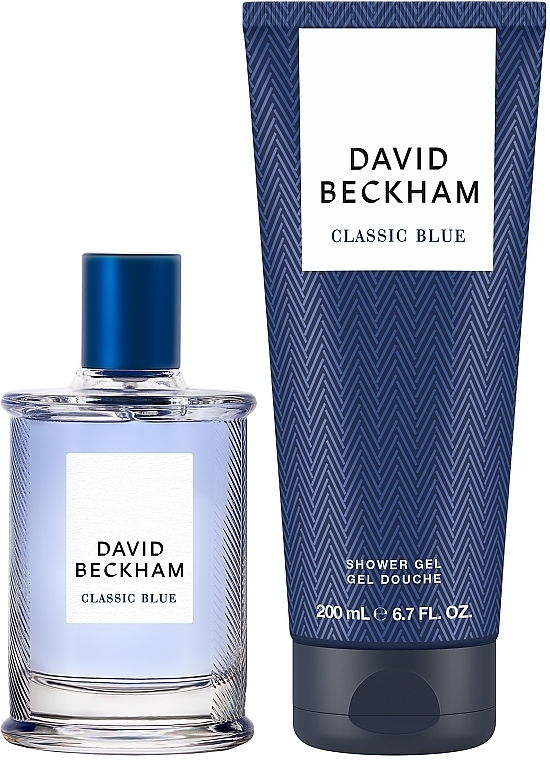 David Beckham Classic Blue - Набір (edt/50ml + sh/gel/200ml) — фото N2