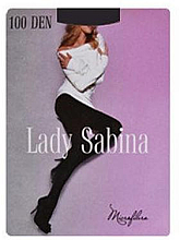 Колготки жіночі "3D Microfibra" 100 Den, nero - Lady Sabina — фото N1