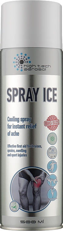 Охолоджувальий спрей для тіла "Спортивна заморозка" - High Tech Aerosol Spray Ice — фото N11