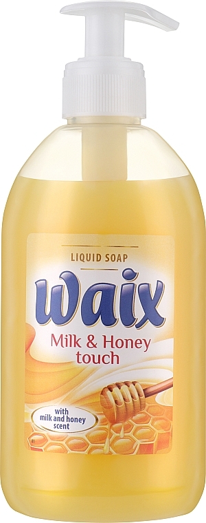 Рідке мило "Молоко та мед" - Waix Liquid Soap Milk & Honey Touch — фото N1