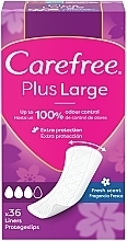 Парфумерія, косметика Щоденні гігієнічні прокладки, 36 шт. - Carefree Plus Large Fresh Scent