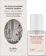 Сыворотка с ниацинамидом для лица - Dr.Althea 15% Niacinamide Purity Serum — фото N2