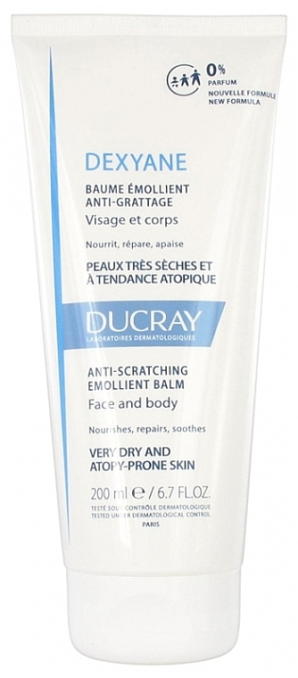 Смягчающий бальзам для лица и тела - Ducray Dexyane Anti-Scratch Emollient Balm — фото N1