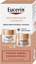 Духи, Парфюмерия, косметика Набор - Eucerin Hyaluron-Filler + Elasticity (d/cr/50ml + n/cr/50ml)