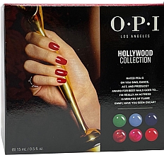 Духи, Парфюмерия, косметика Набор - OPI Gel Color Hollywood Spring 2021 Add-On Kit #2 (gel/polish/6x15ml + removal/wrap/1pcs + palette/1pcs)