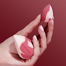 Набор спонжей, скошенный розово-ягодный/мини скошенный розово-ягодный - Boho Beauty Bohoblender Pinky Berry Cut + Pinky Berry Mini Cut — фото N4